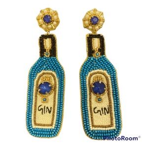 SALE Beaded earrings Gin